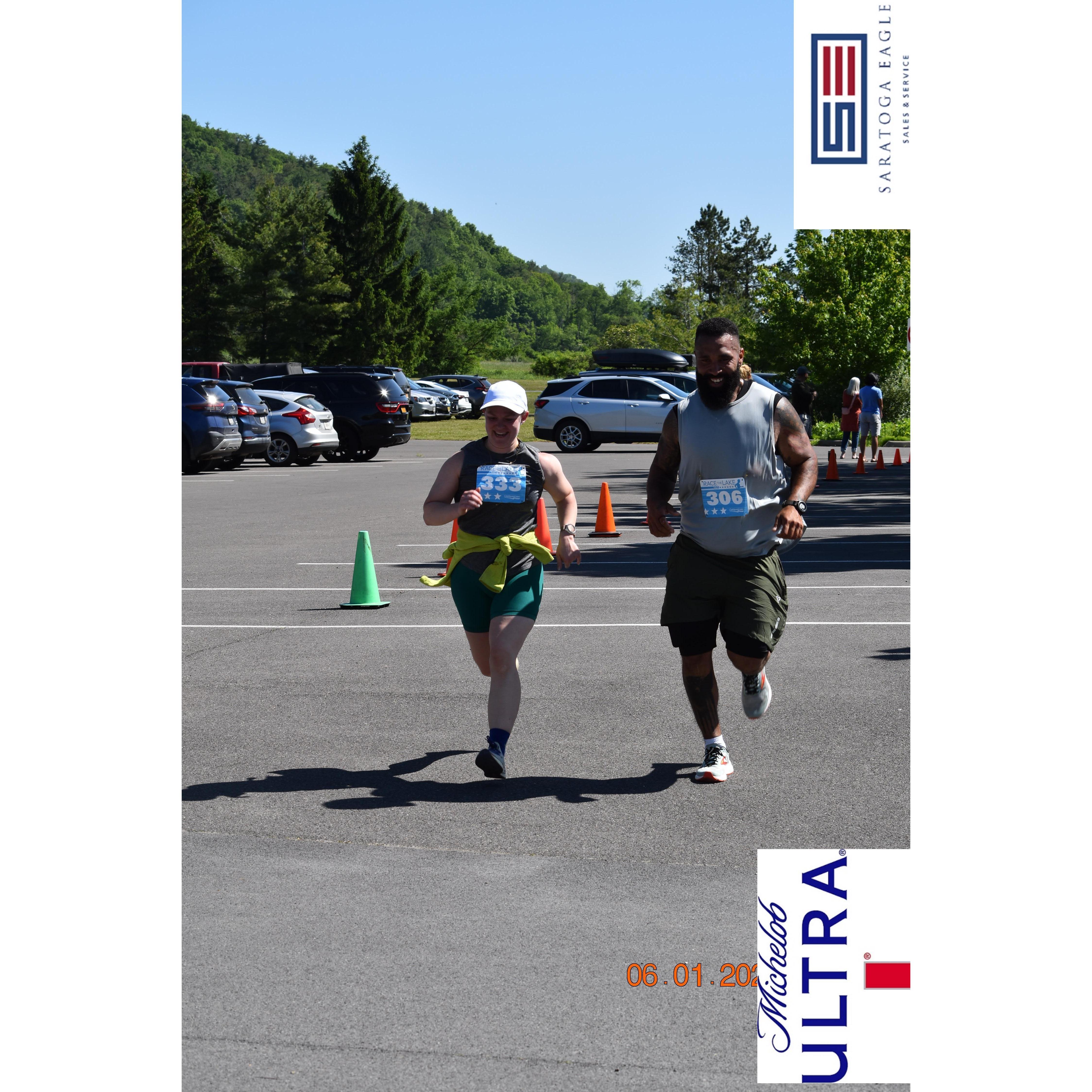 First Half Marathon Together! Cooperstown, NY, June 1, 2024