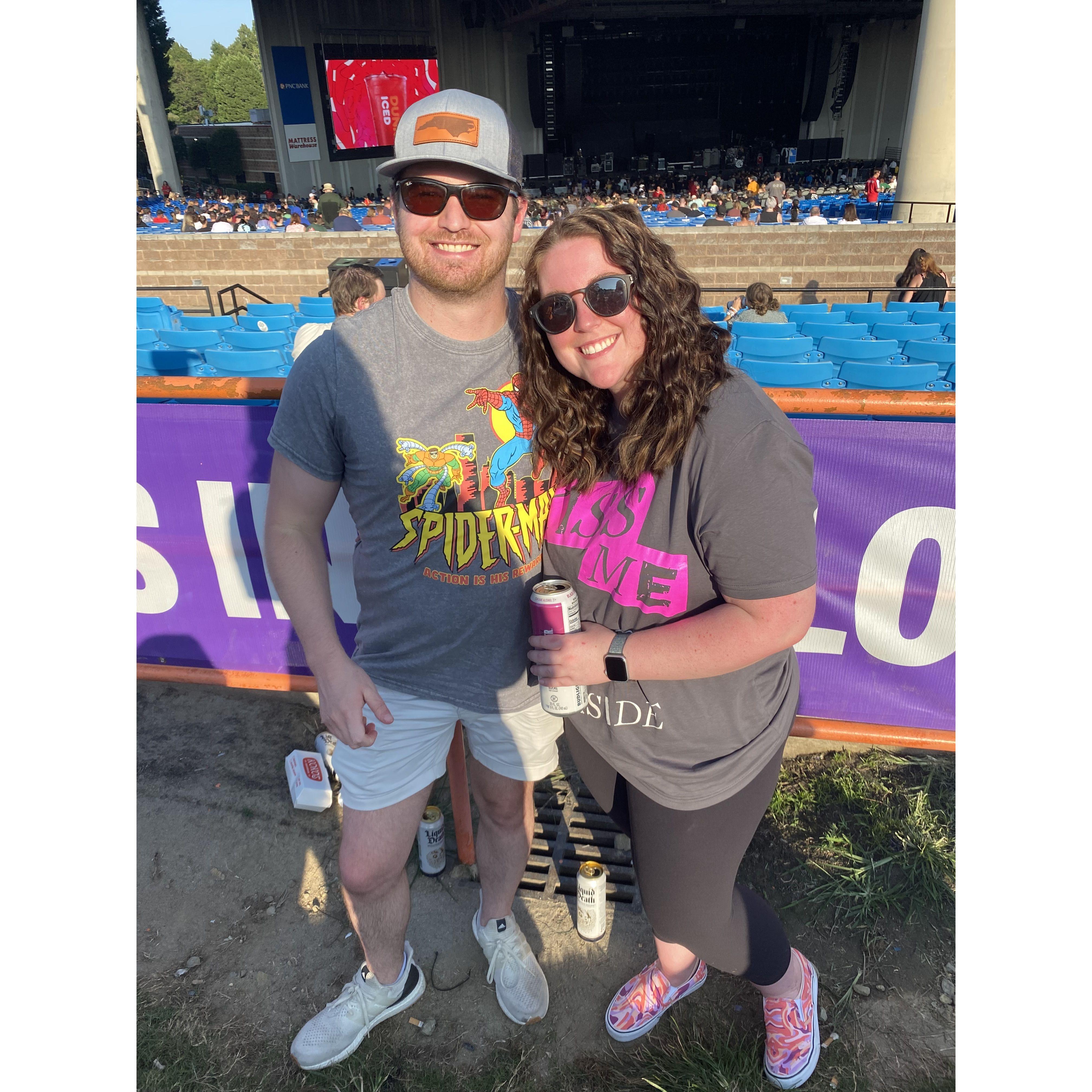 We went to see our favorite band, Green Day with some of our best friends!