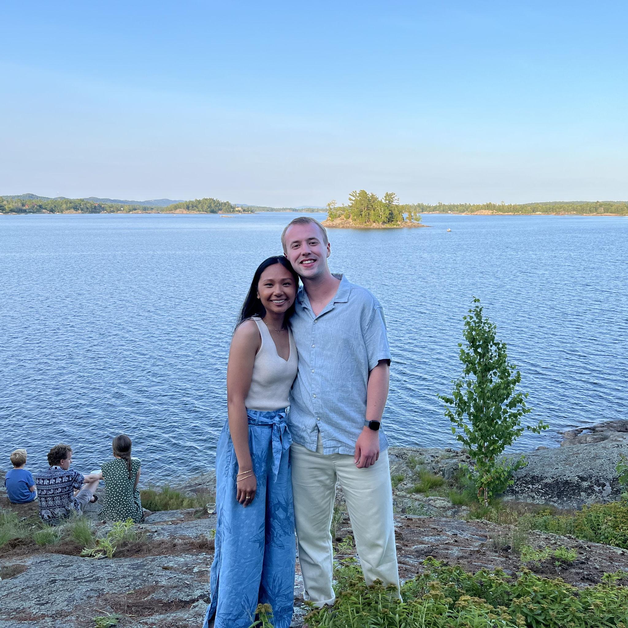 Our first international trip to Canada to celebrate our friends, Aaron and Annika's wedding!