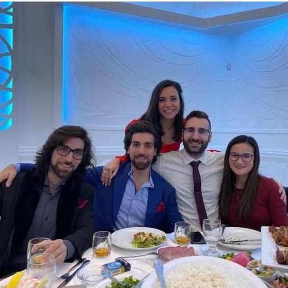 Christmas dinner with siblings