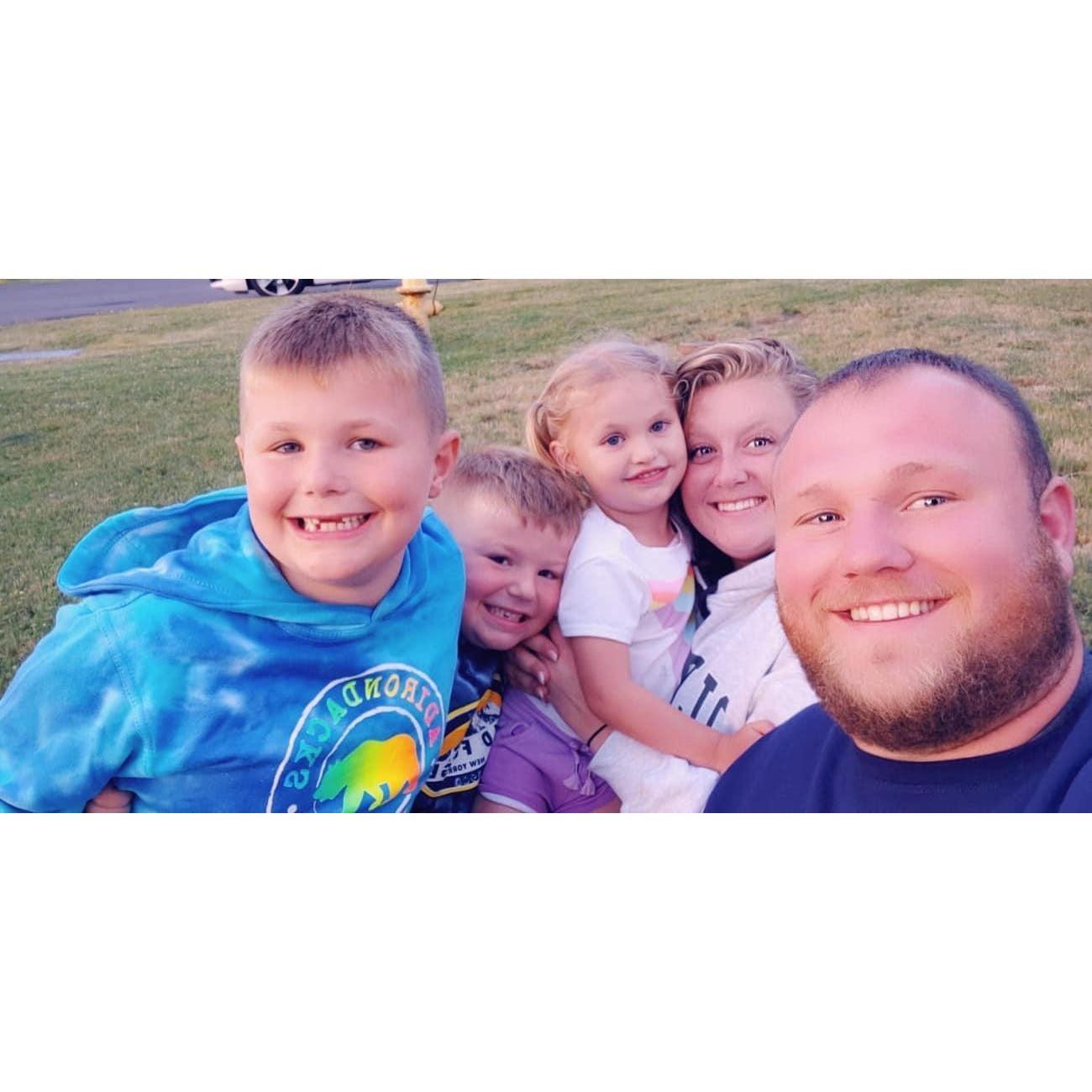Waiting for the fourth of july fireworks