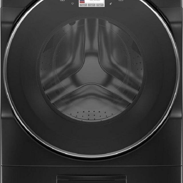 Whirlpool WFW9620HBK - Washing machine - freestanding - width: 27 in - depth: 33.3 in - height: 38.6 in - front loading - 5 cu. ft - shadow black