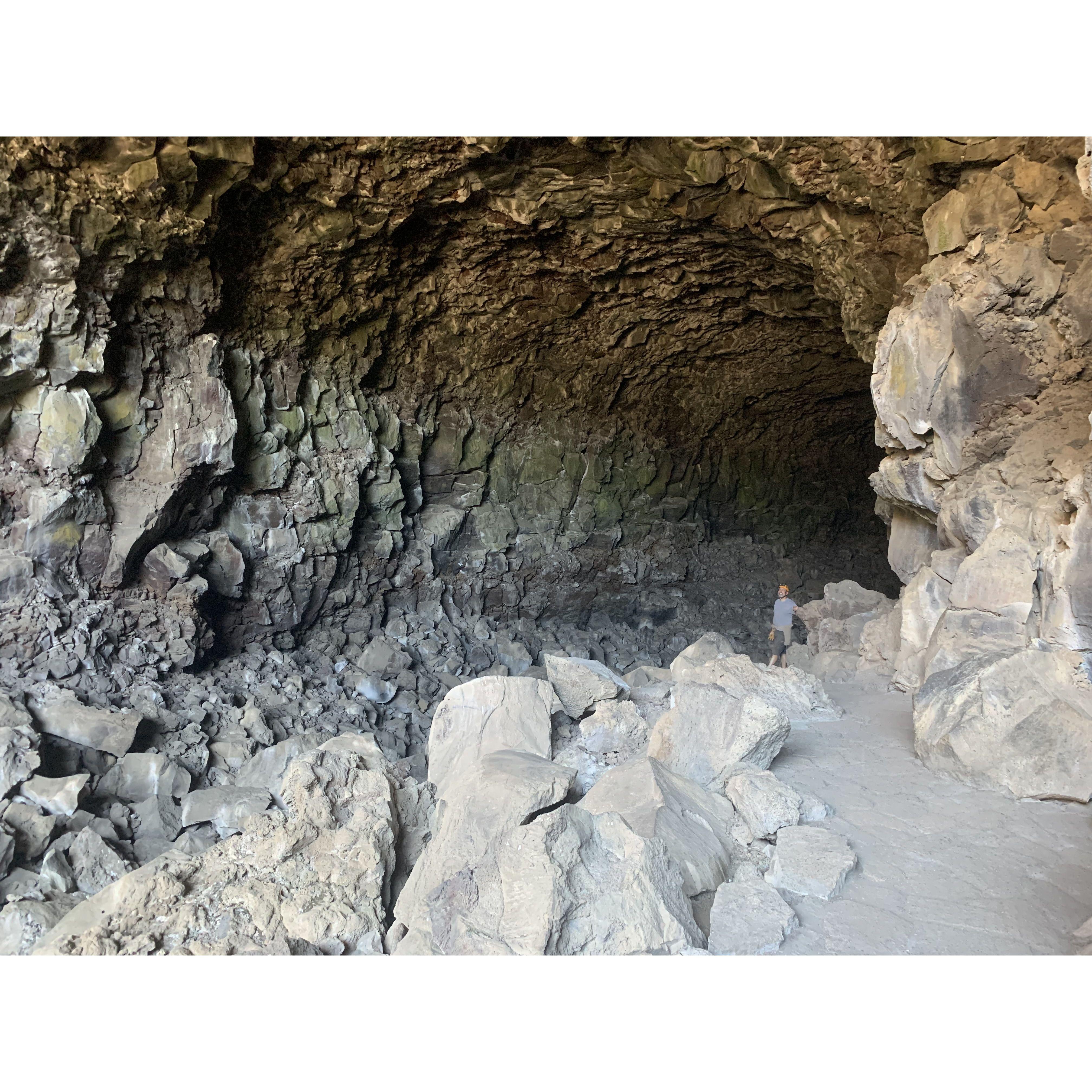 Brian in his happy place. That man loves a cave!
