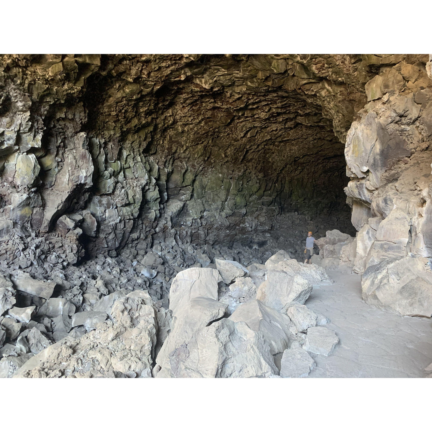 Brian in his happy place.  That man loves a cave!