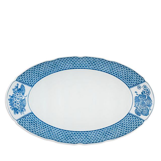 Vista Alegre Coralina Blue Oval Platter - 100% Exclusive