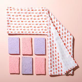 Poppy Tea Towel, Set of 2