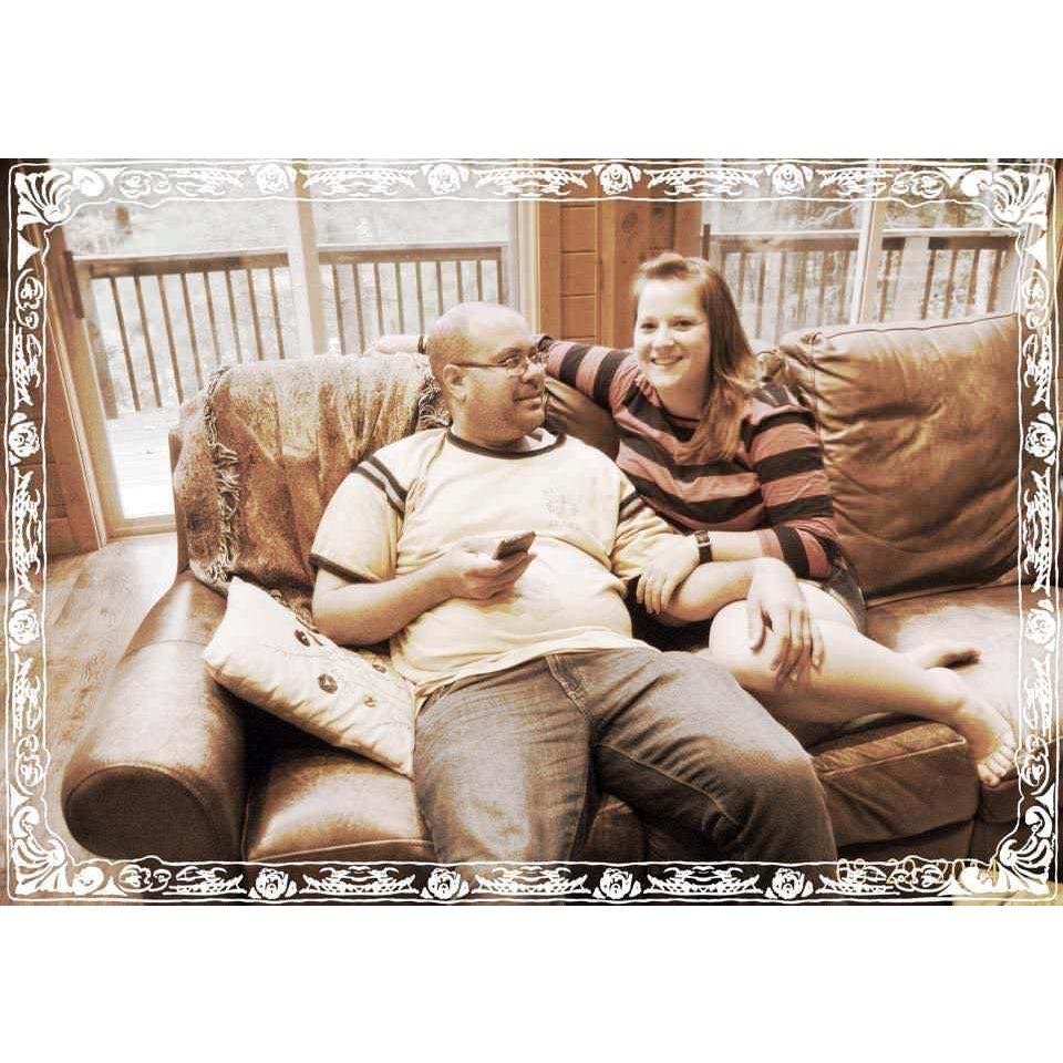Our first photo together! 2013