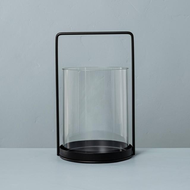 11" Glass & Metal Candle Lantern - Hearth & Hand™ with Magnolia