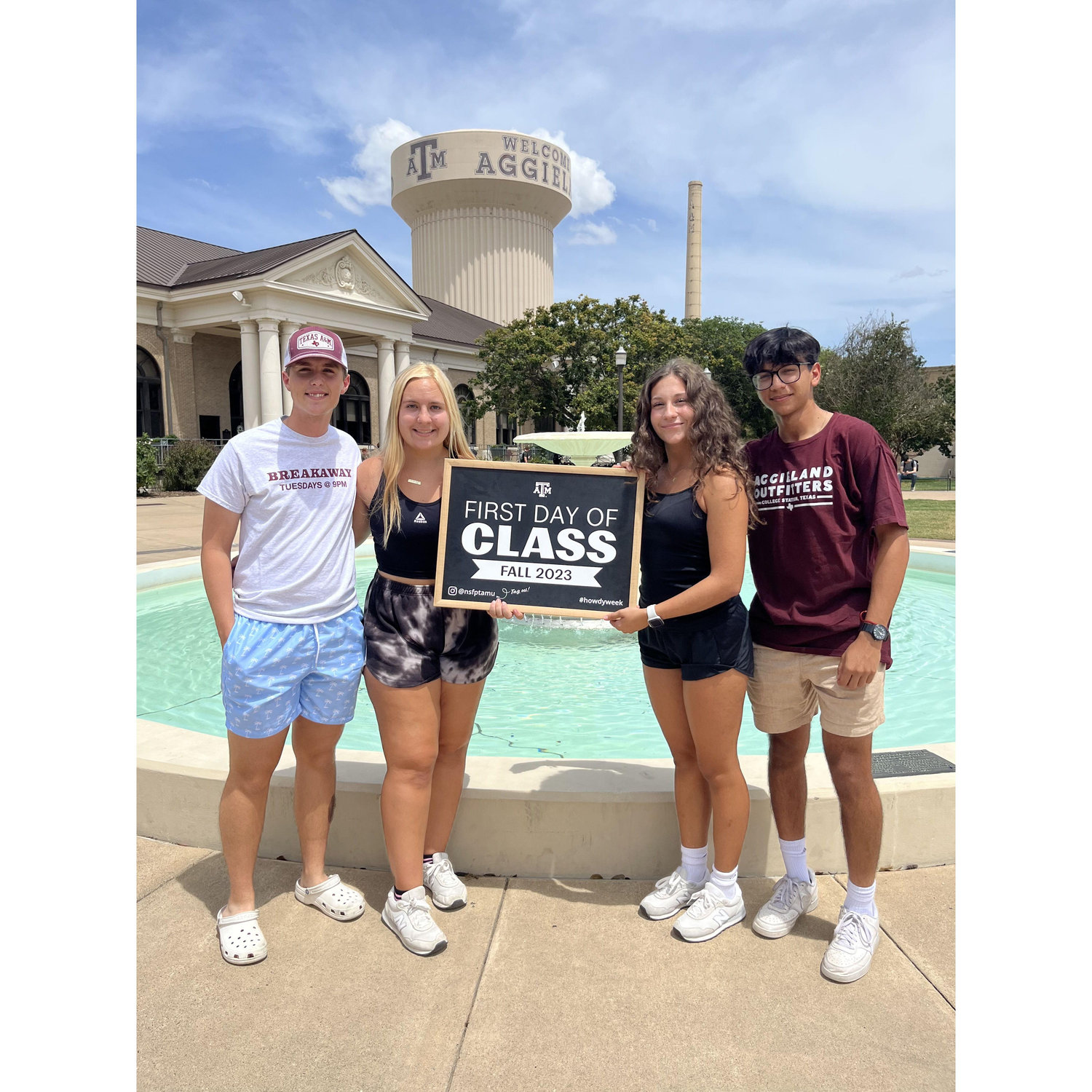 First day of college - Fall 2023