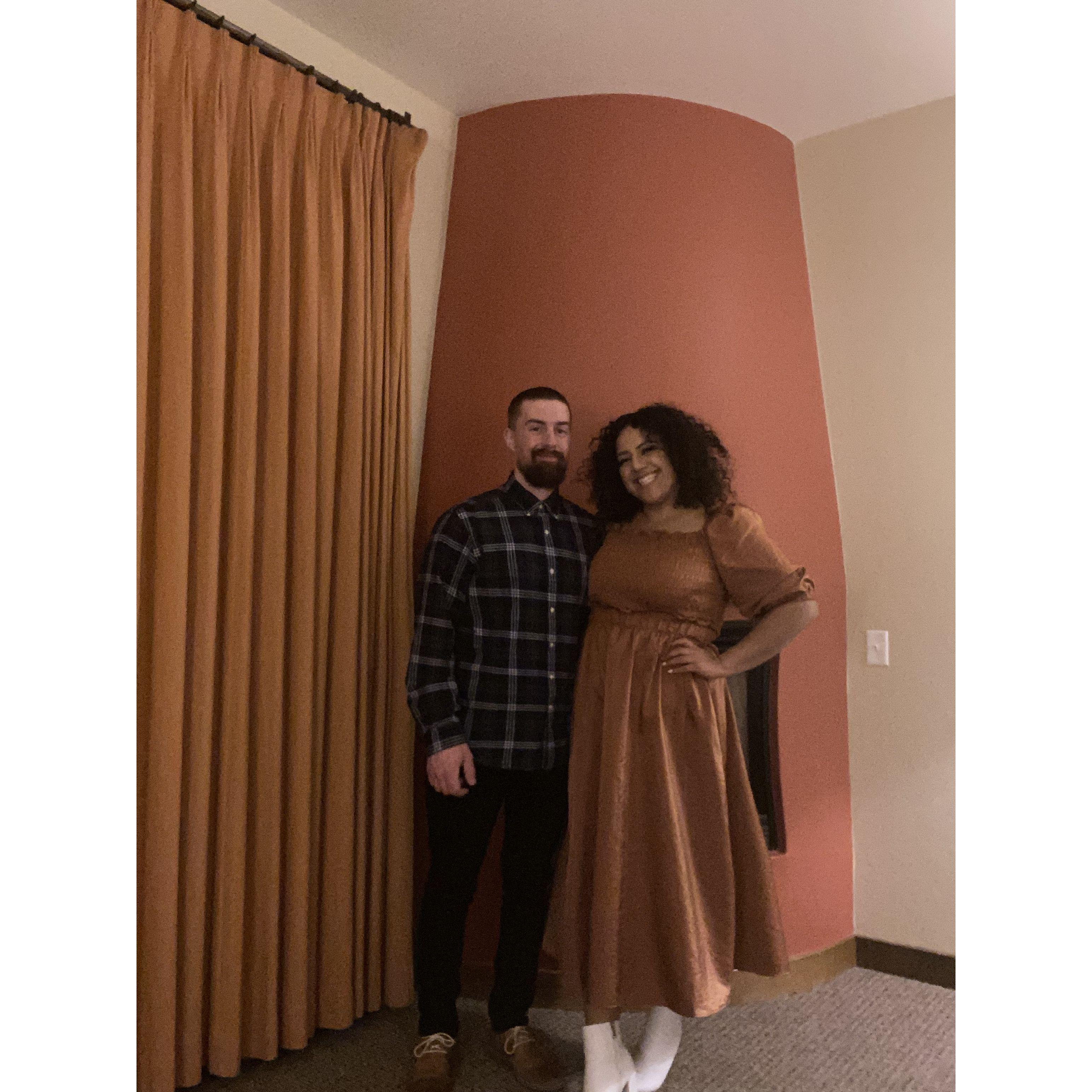 We first said "I love you" the night of this picture