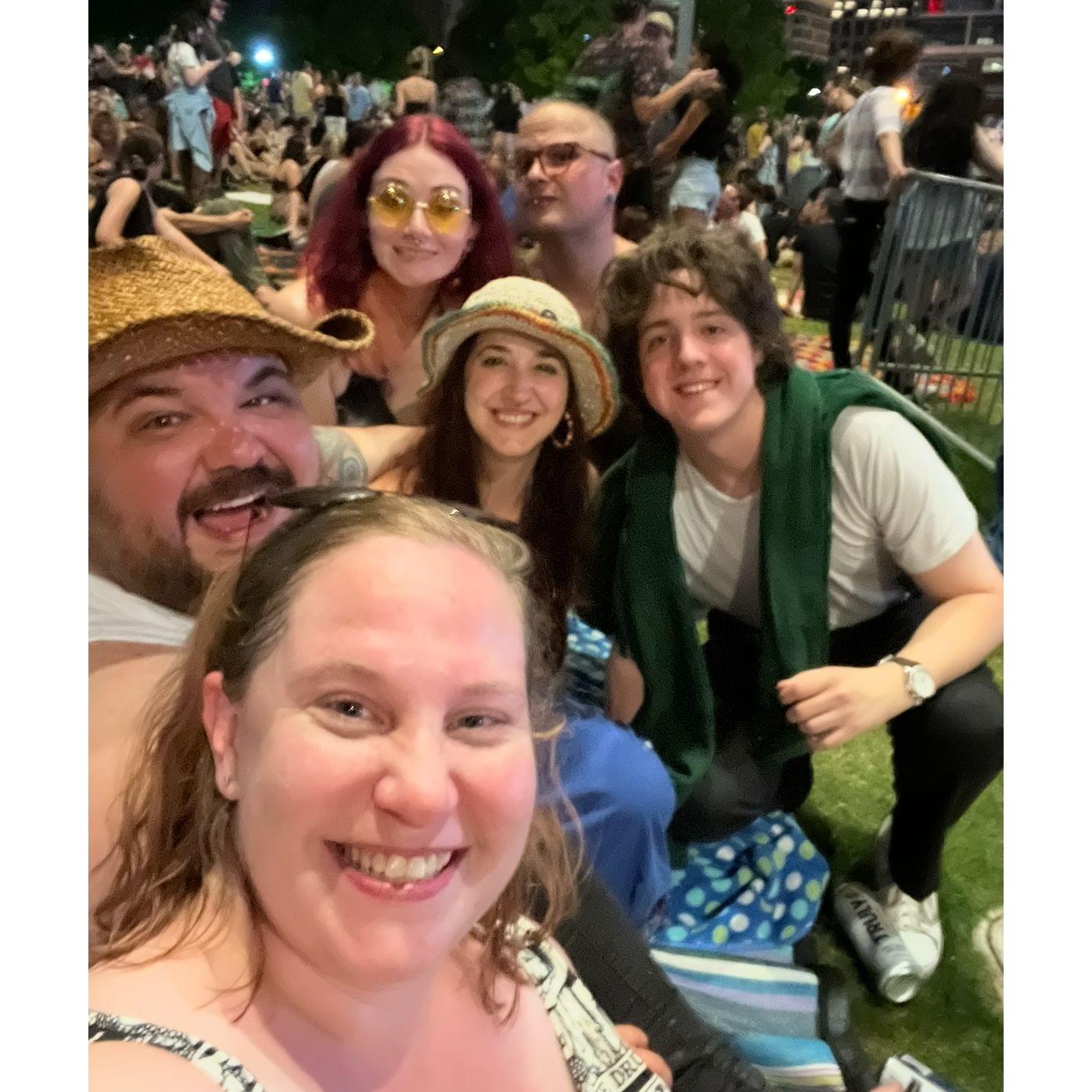 Music and concerts with friends are the best!