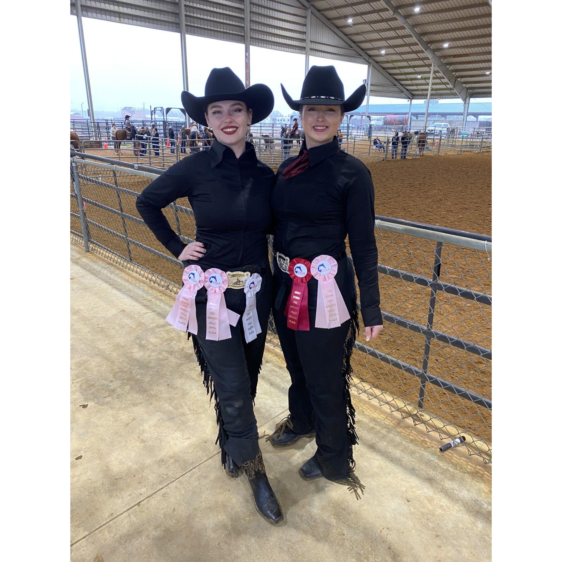 Svetlana at an equestrian show in Georgia