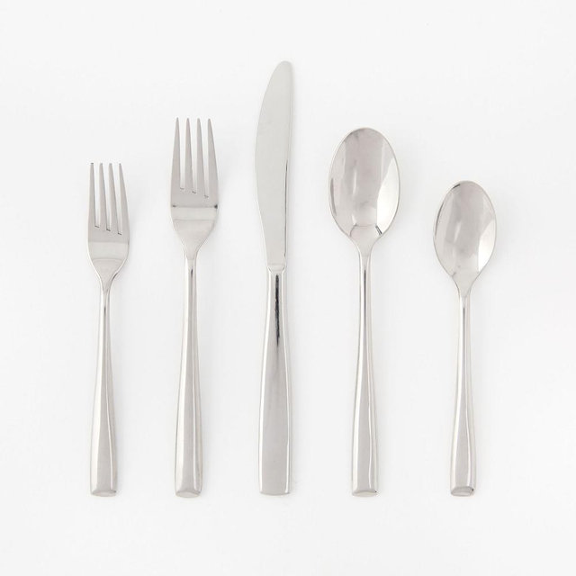 Promenade Flatware, Silver, 5 Piece