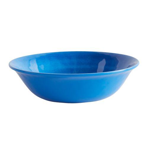 Bright Blue Melamine Serving Bowl