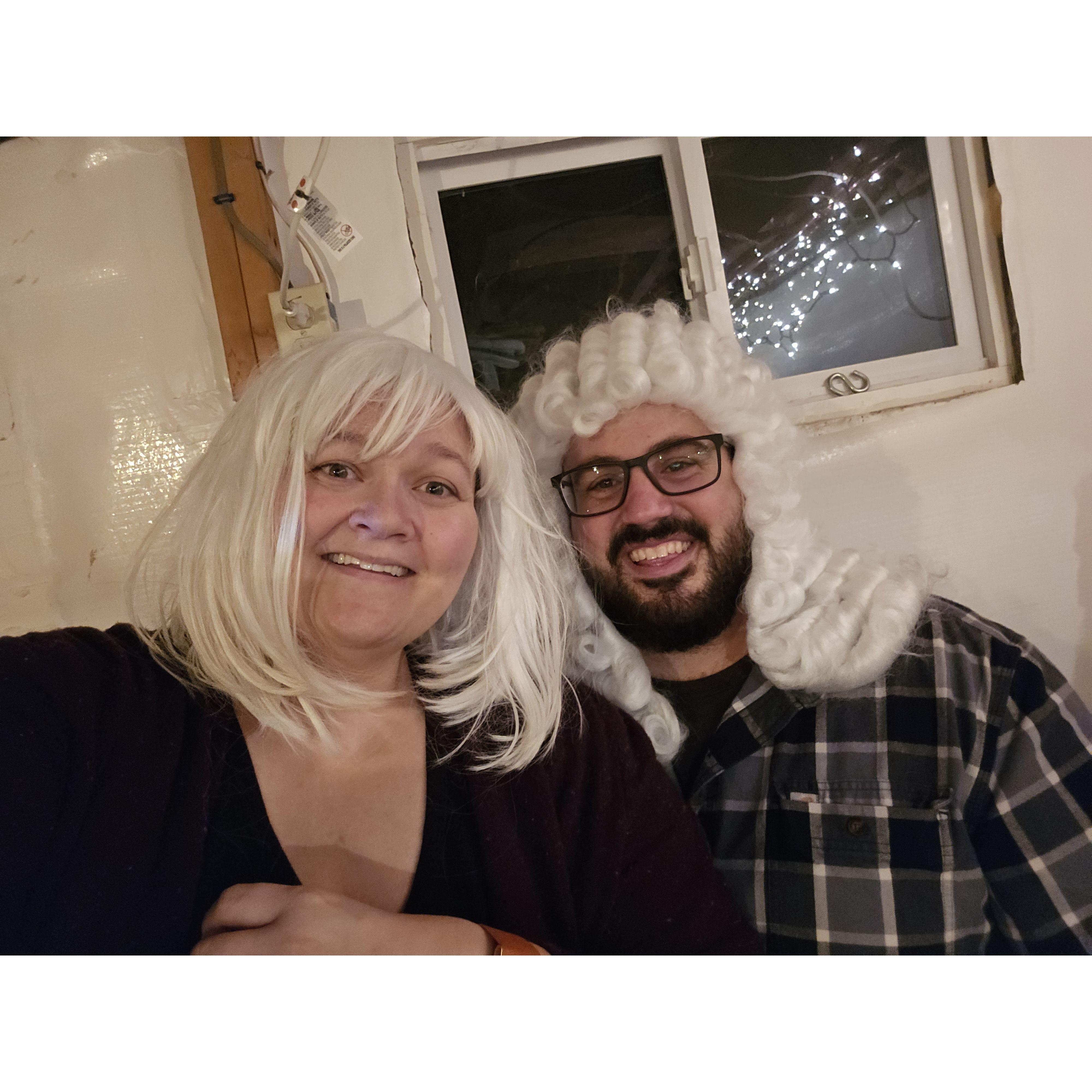 Our First Wig Party - 2024! Thanks Chris & Brittany