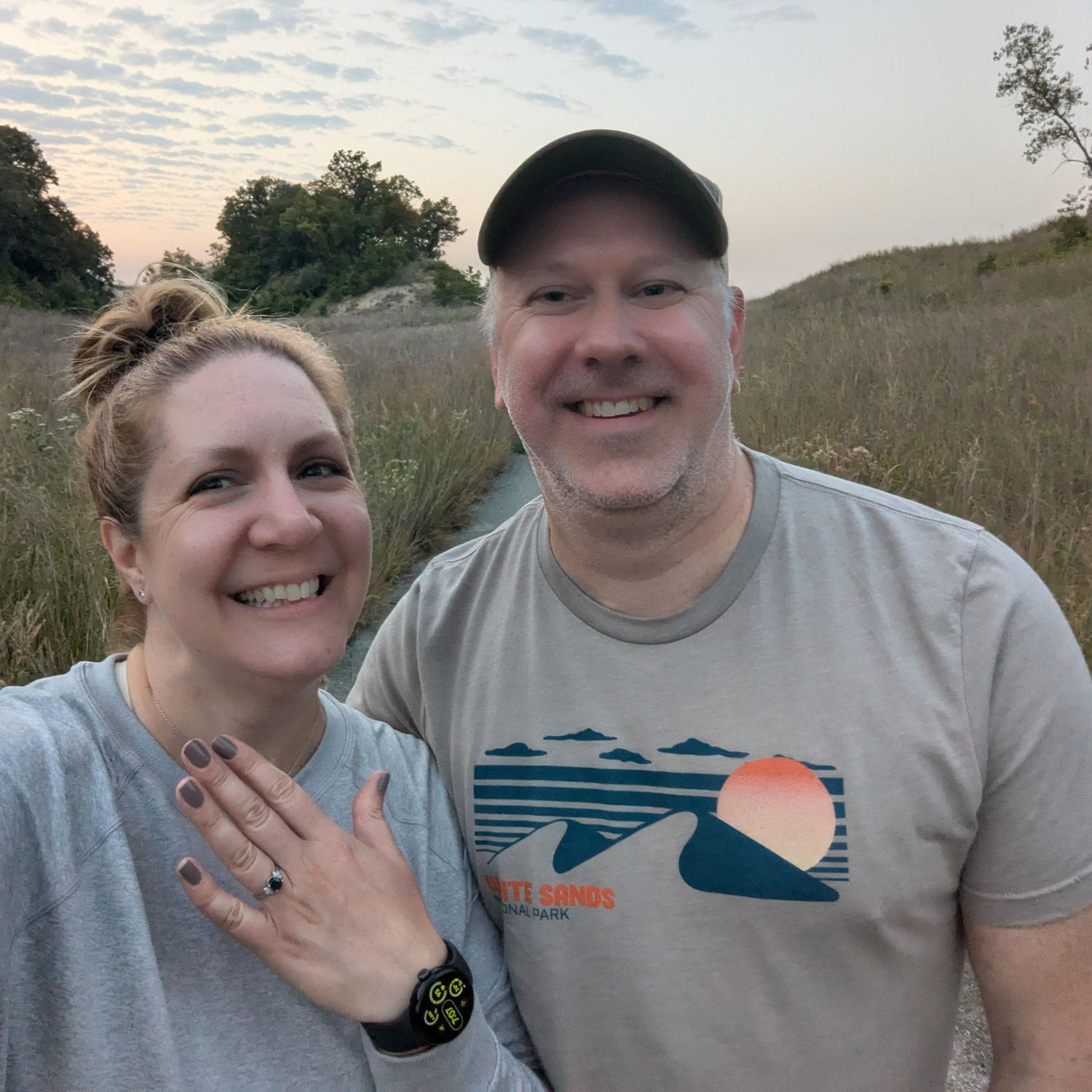 We never found THE river trail, but we found A trail. We reminisced on adventures we had throughout the road trip, laughed, and turned back to start the long drive home, which is when we got engaged.
