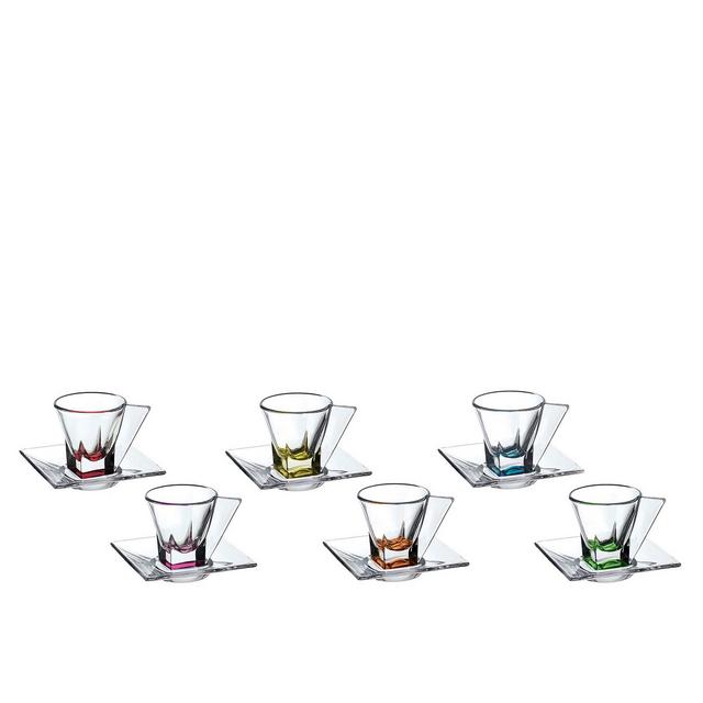 Lorren Home Trends Fusion Crystal Espresso Set