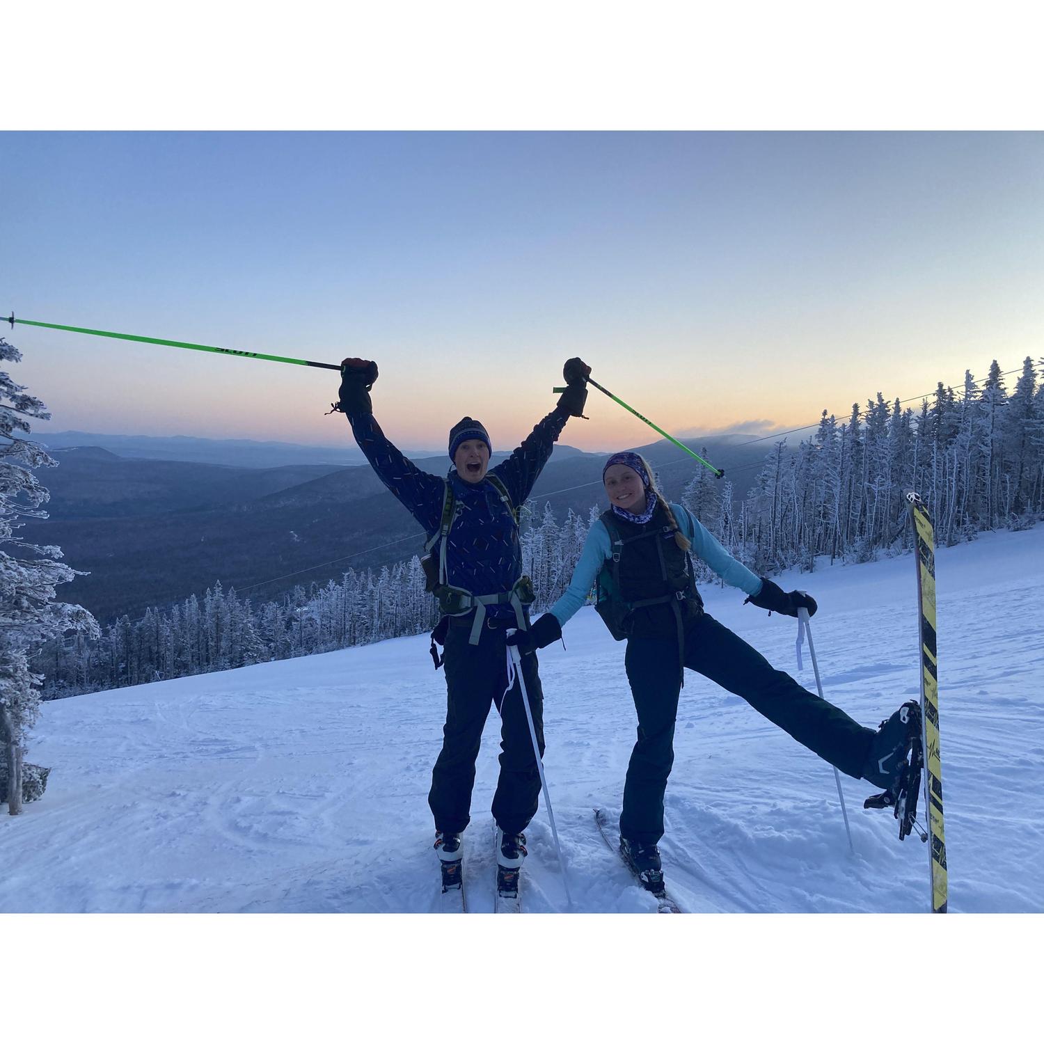 Sunrise ski at Saddleback :)