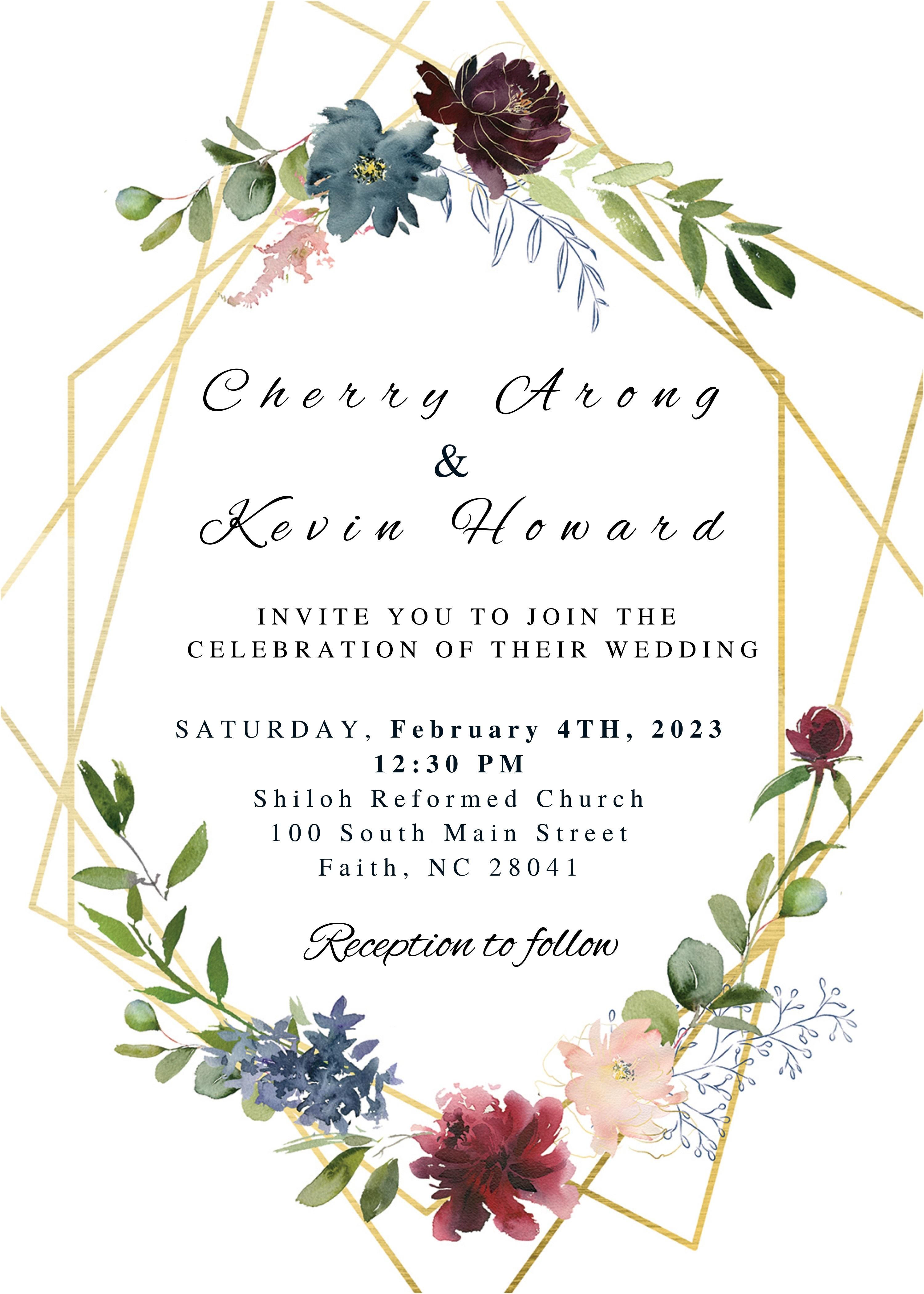 The Wedding Website of Cherry Arong and Kevin Howard