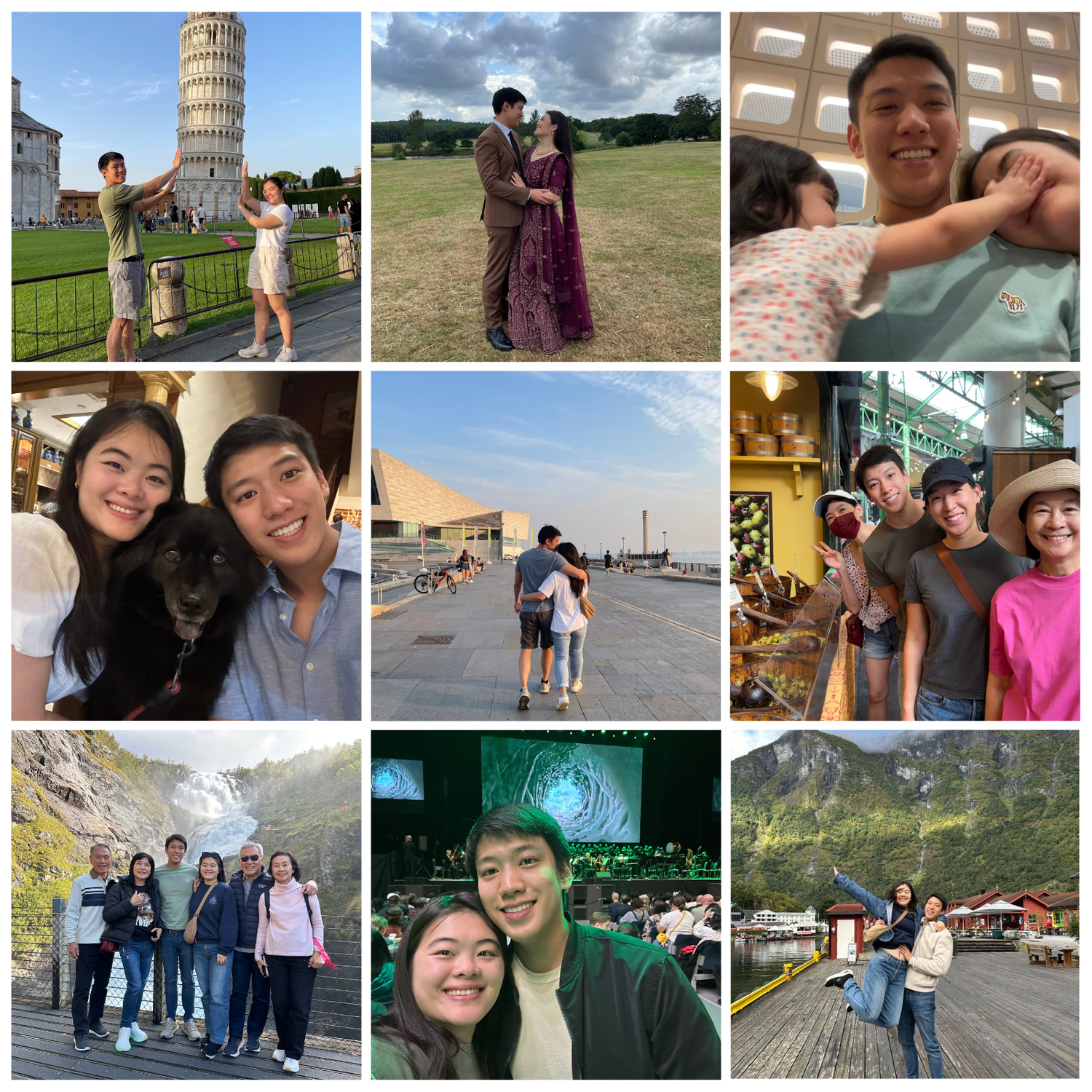 A summer in Europe! Cinque Terre, London, Barcelona, Paris and the Norwegian Fjords, Yen and Brian felt incredibly blessed to travel with friends and family. The end, an amazing Joe Hisaishi concert!