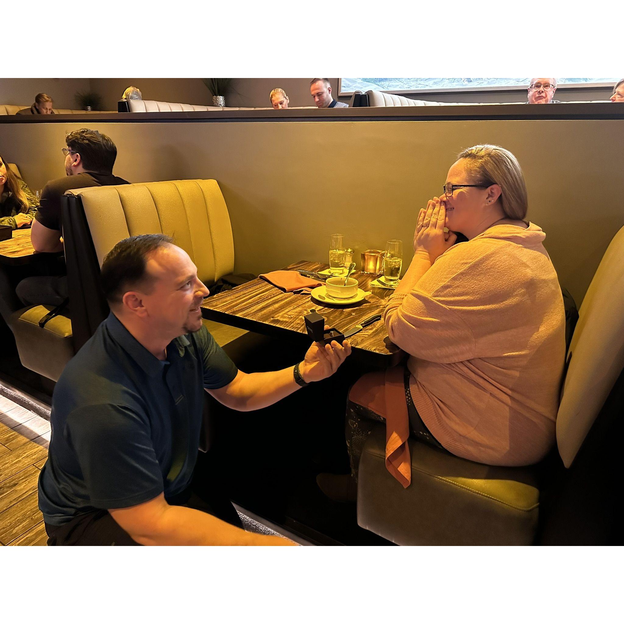 Andy Proposed to Alicia - Feb 15, 2025
