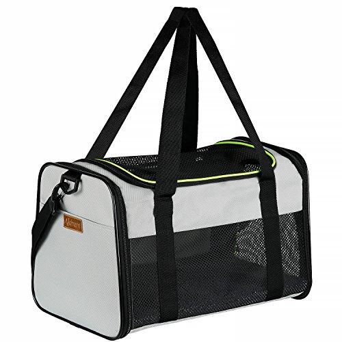 Akinerri Airline Approved Pet Carriers,Soft Sided Collapsible Pet Travel Carrier for Medium Puppy and Cats …