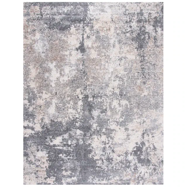Aston ASN710 Power Loomed Area Rug - Light Grey/Grey - 8'9"x11'9" - Safavieh.