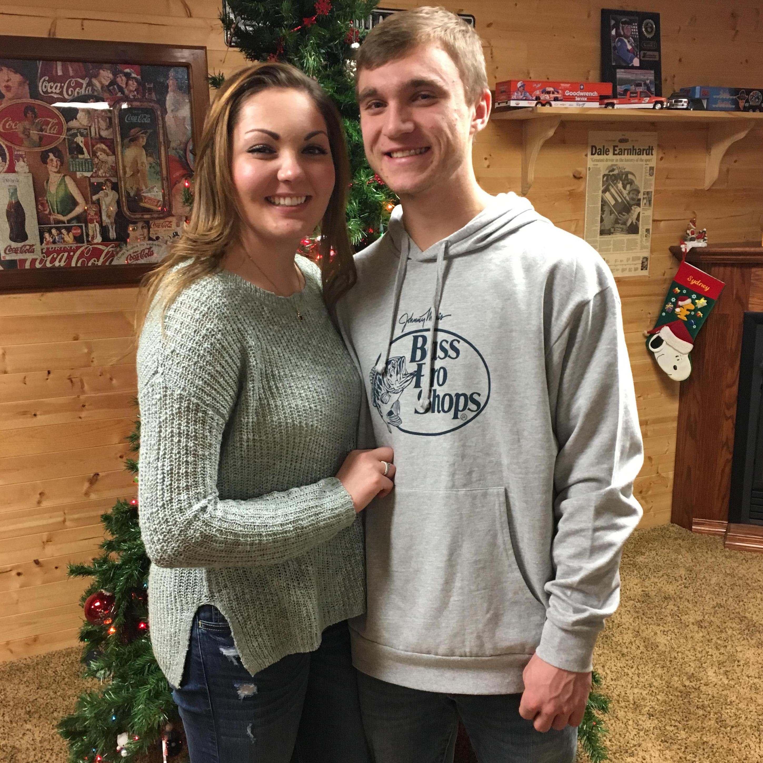 Their first New Year's Eve together. -January 2017