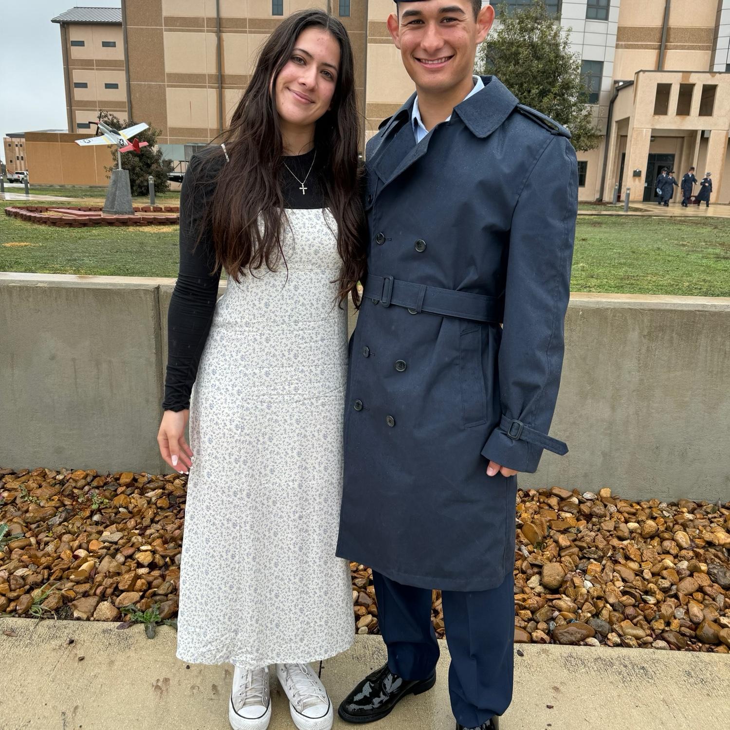 January 24, 2024: After some time apart and over sixty letters sent, Adrian graduated from Basic Military Training.