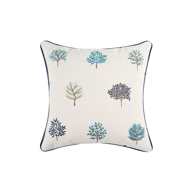 Levtex English Forest Embroidered Decorative Pillow, 16" x 16"
