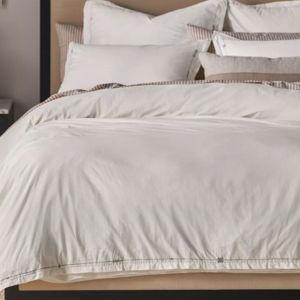 Taylor Organic Cotton Percale Embroidered Duvet​