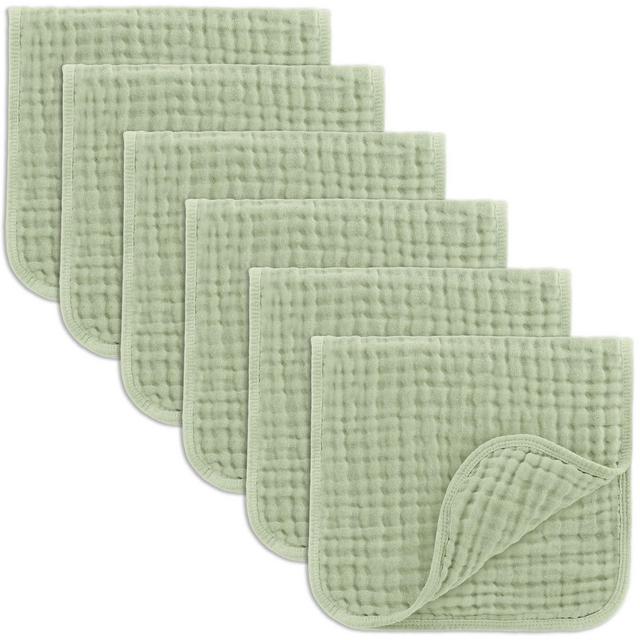 Muslin Burp Cloths Large 100% Cotton by Comfy Cubs