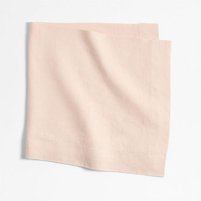 Marin EUROPEAN FLAX ® Linen Elegant Pink Dinner Napkin