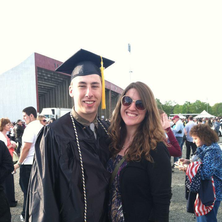 Curt's graduation day - from the University of Massachusetts in 2012.