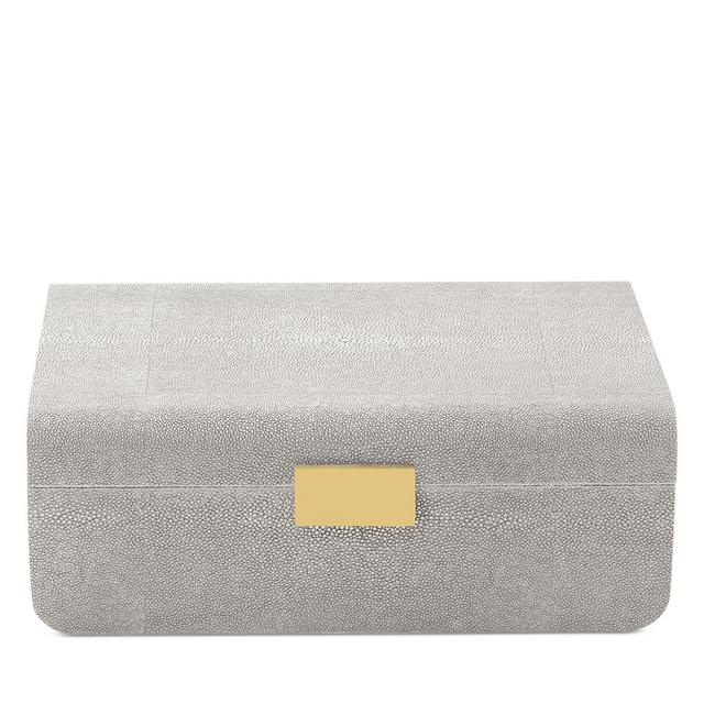 AERIN Modern Shagreen Large Jewelry Box