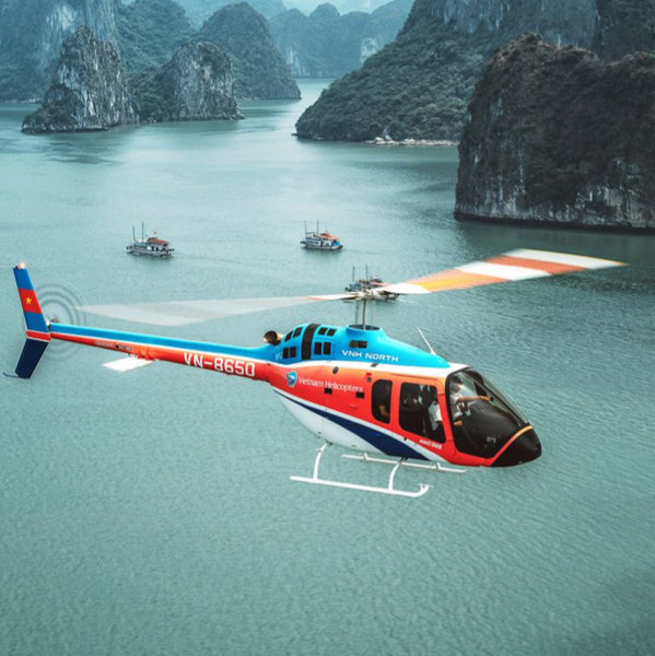 Tour en Helicoptero sobre Ha Long Bay