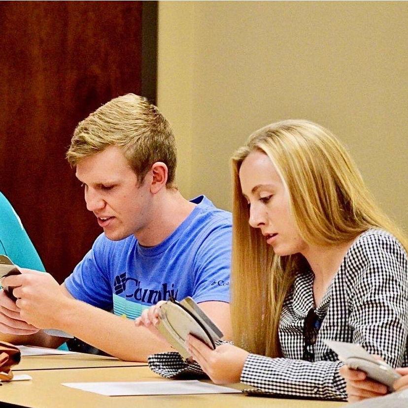 First week of Freshman year learning how to use our flight computers (E6B's).
Do you see the sparks?