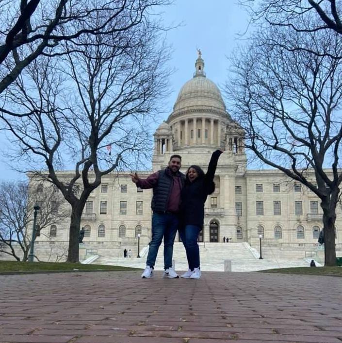 Our first trip together in Providence, RI