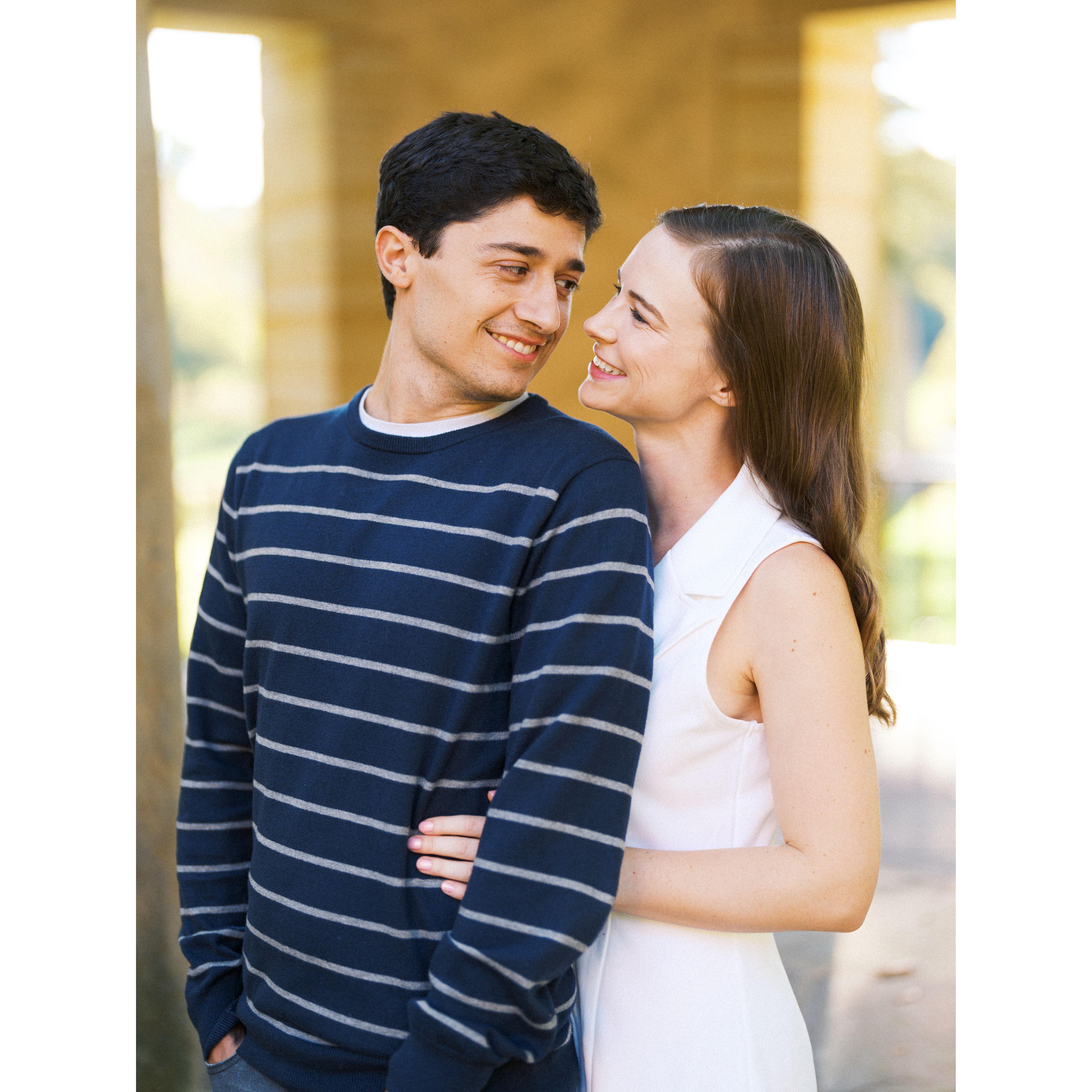 Our engagement photos at Graylyn by the fabulous David Howell