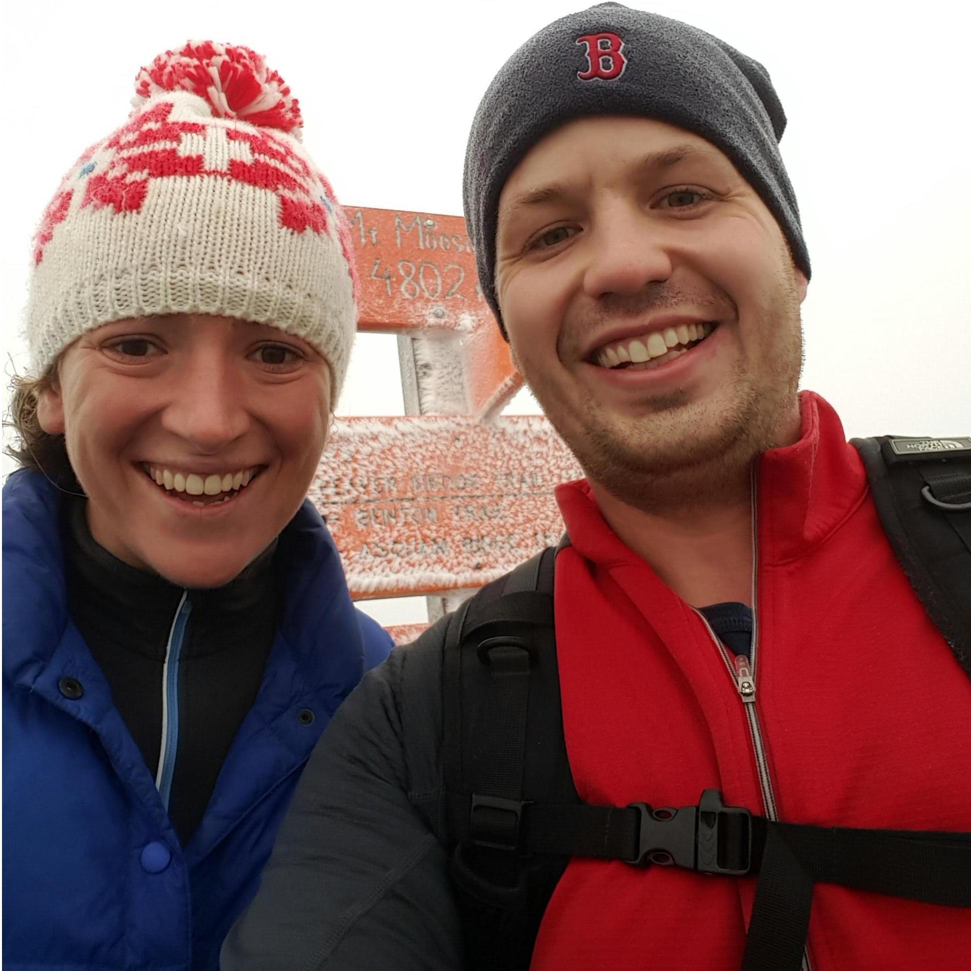 Amelia's first time up Moosilauke in 2015