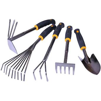 Centurion 5-Piece Hammerstone Finish Garden Digging Tool Set