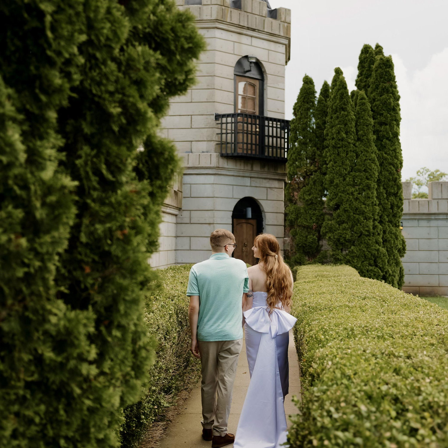 Our Gatsby engagement shoot at The Castle!