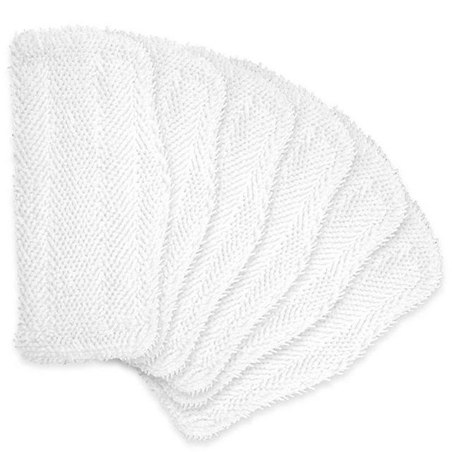 FFsign 6 Pack Replacement Washable Cleaning Pads for Shark Steam & Spray Mop SK410, SK460, SK115, SK140, SK141, SK435CO, S3101, S3102, S3250, S3251, 6 Pcs Washable Microfiber Cleaning Steamer Pads