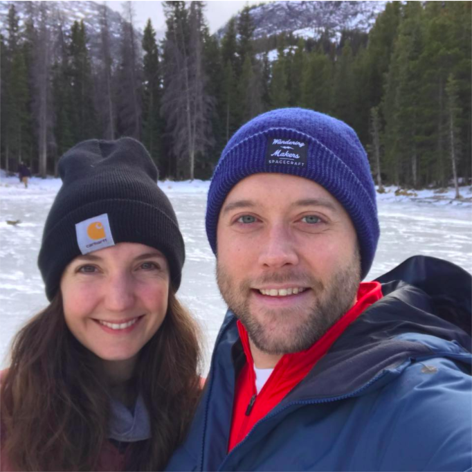 Our first hike in Estes Park (where we're getting married)!