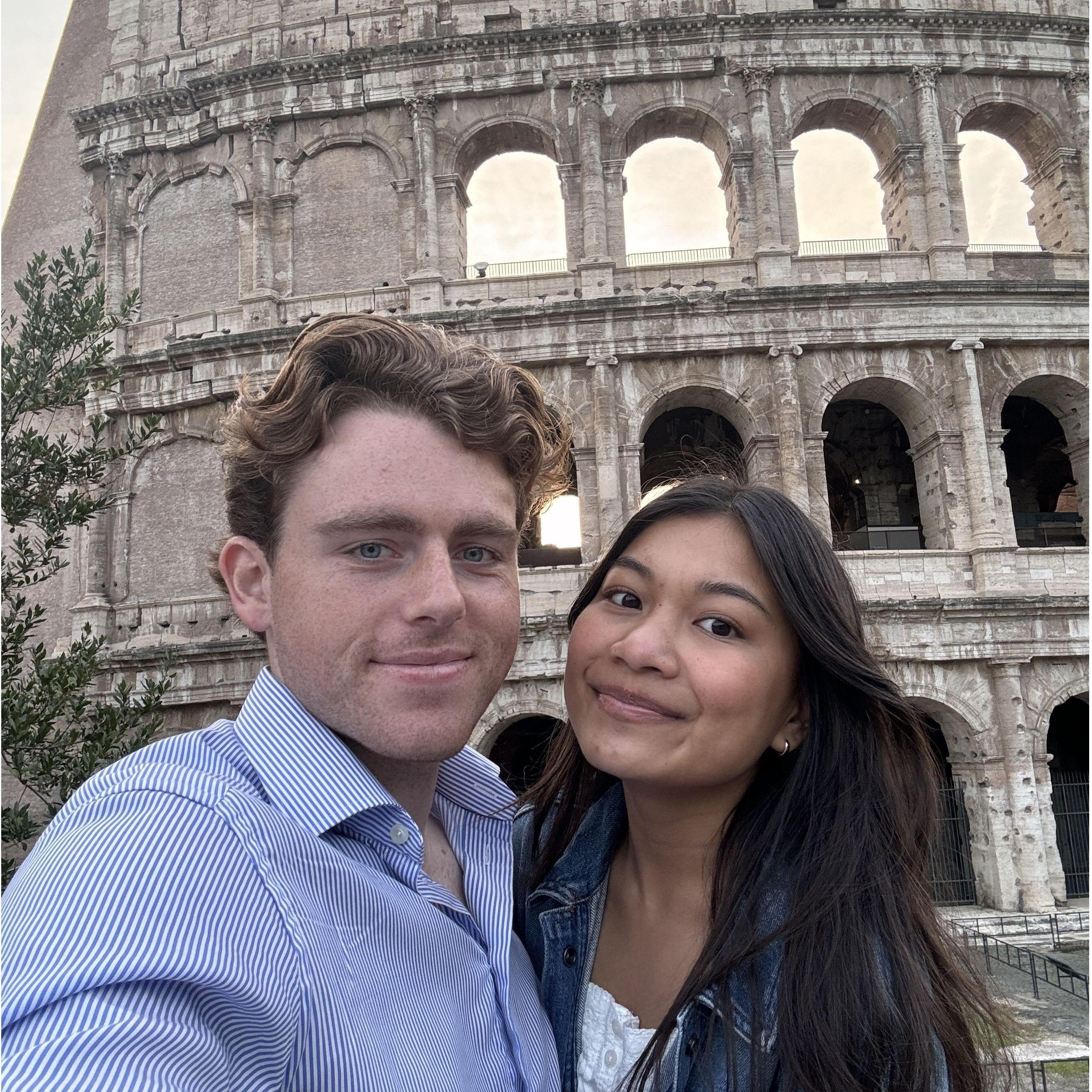 Us in Rome, Italy!