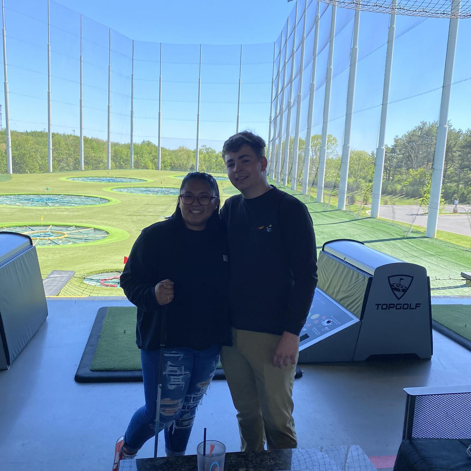 2nd anniversary at Topgolf
