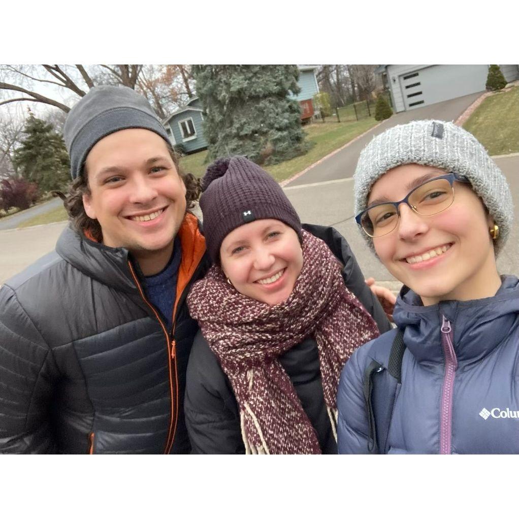 Literally chilling with Katie