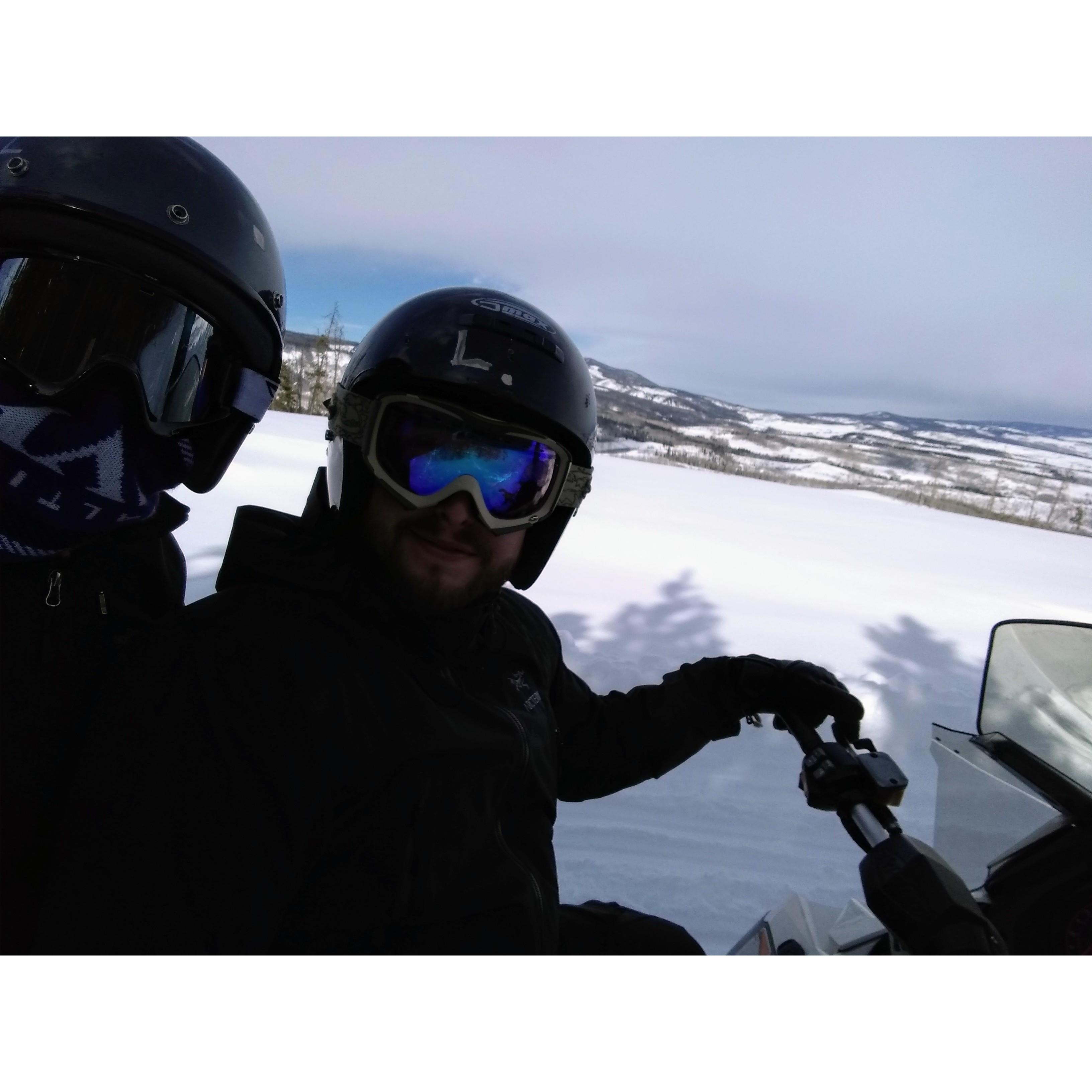 Snowmobile tour, courtesy of little bro Stephen, in Keystone, Colorado
March 2019