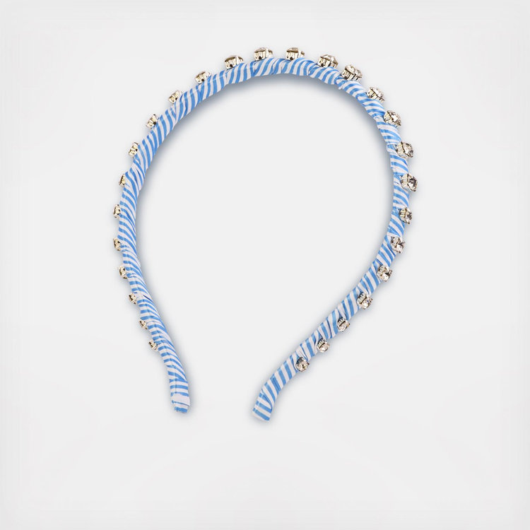 Lilly Pulitzer, Frenchie Stripe Embellished Skinny Headband  display picture 1