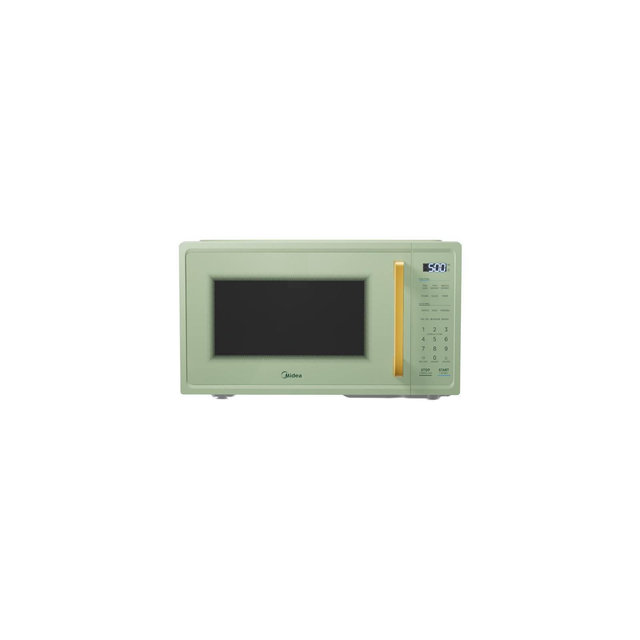 Midea 0.9 cu ft 900W Microwave Oven with Child Lock Door Sage Green